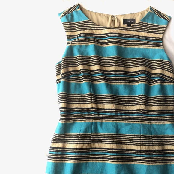 The Limited Striped Burlap Dress - Picture 1 of 7